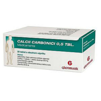 CALCII CARBONICI 0,5 TBL. MEDICAMENTA  50x0.5GM Tablety