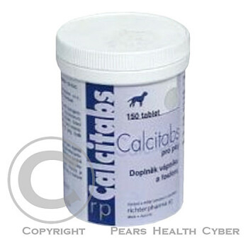 Calcitabs 150tbl (Veterinární doplňky stravy pro psy) - Zvířecí