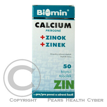 Calcium + ZINEK cps. 50 Biomin