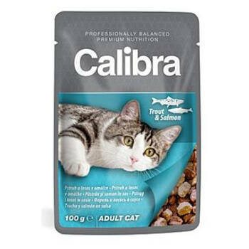 CALIBRA Cat  kapsa pstruh a losos v omáčce 100 g