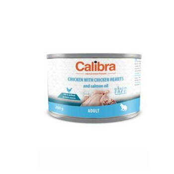 CALIBRA Cat Adult kuře a kuřecí srdíčka konzerva pro kočky 200 g
