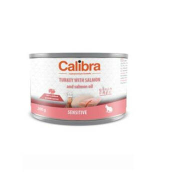 CALIBRA Cat Sensitive krůta a losos konzerva pro kočky 200 g