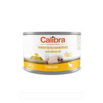 CALIBRA Cat Sterilised krůta konzerva pro kočky 200 g