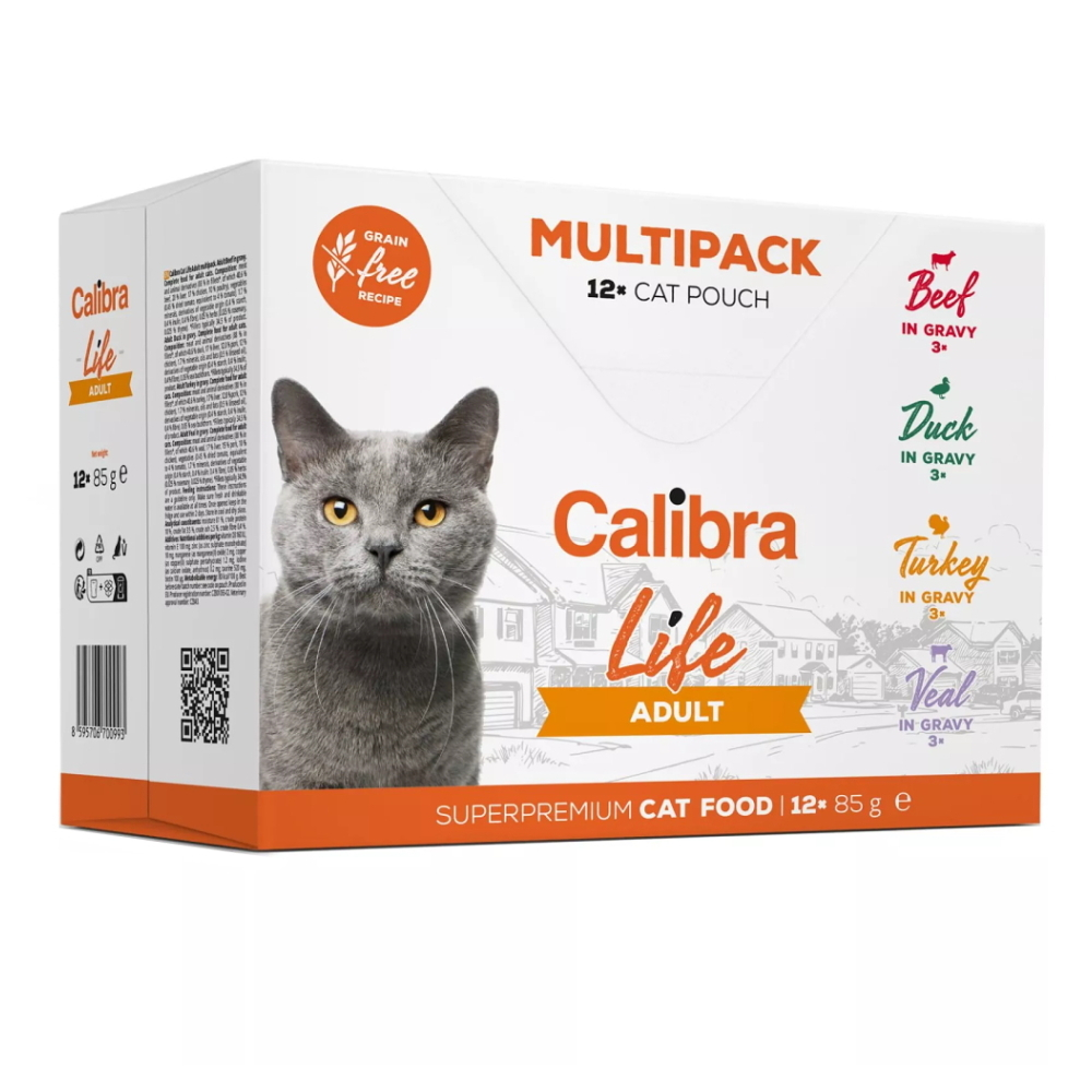 E-shop CALIBRA Life kapsa Adult Multipack kapsičky pro kočky 12 x 85 g