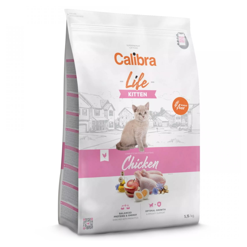 E-shop CALIBRA Life Kitten Chicken granule pro koťata 1,5 kg
