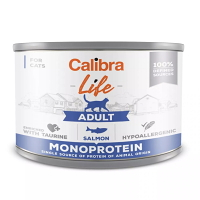 CALIBRA Life konzerva adult salmon pro kočky 200 g