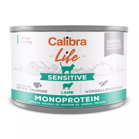 CALIBRA Life konzerva sensitive lamb pro kočky 200 g