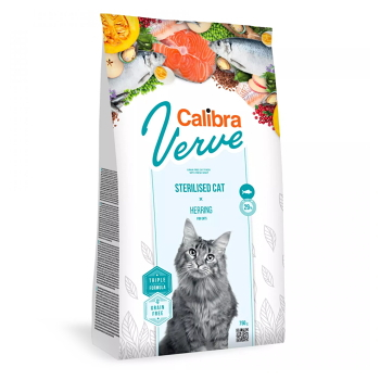 CALIBRA Verve GF Sterilised Herring pro kočky 750 g