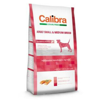 CALIBRA SUPERPREMIUM Dog GF Adult Medium & Small Salmon 2 kg