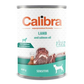 CALIBRA Dog  konzerva Sensitive jehněčí 400 g
