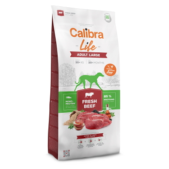 CALIBRA Life Fresh Beef Adult Large granule pro psy 1 ks, Hmotnost balení: 12 kg