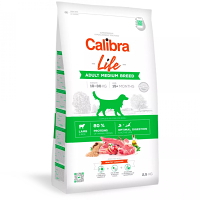 CALIBRA Life Adult Medium Breed Lamb pro psy středních plemen 1 ks, Hmotnost balení: 2,5 kg