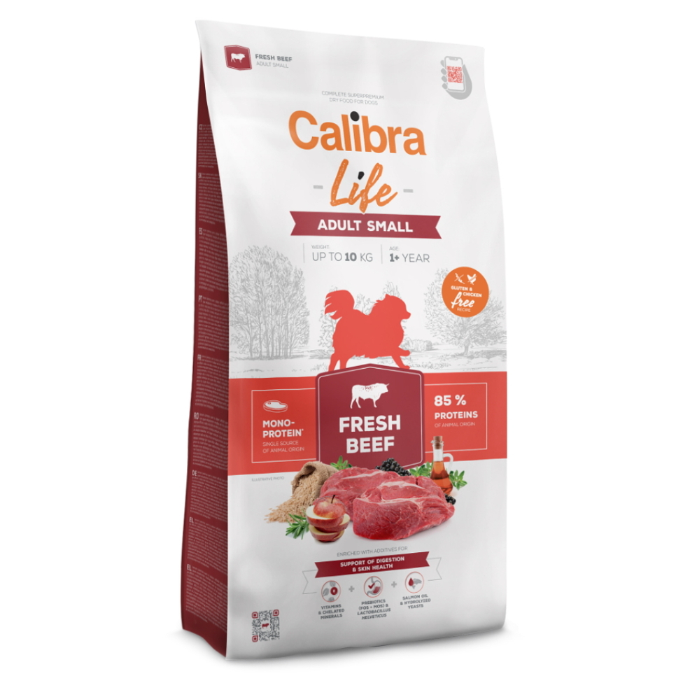 Levně CALIBRA Life Fresh Beef Adult Small granule pro psy 1 ks, Hmotnost balení: 6 kg