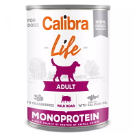 CALIBRA Life konzerva Adult Wild boar with cranberries pro psy 400 g