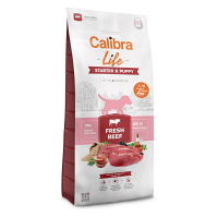 CALIBRA Life Fresh Beef Starter & Puppy granule pro štěňata 1 ks, Hmotnost balení: 12 kg