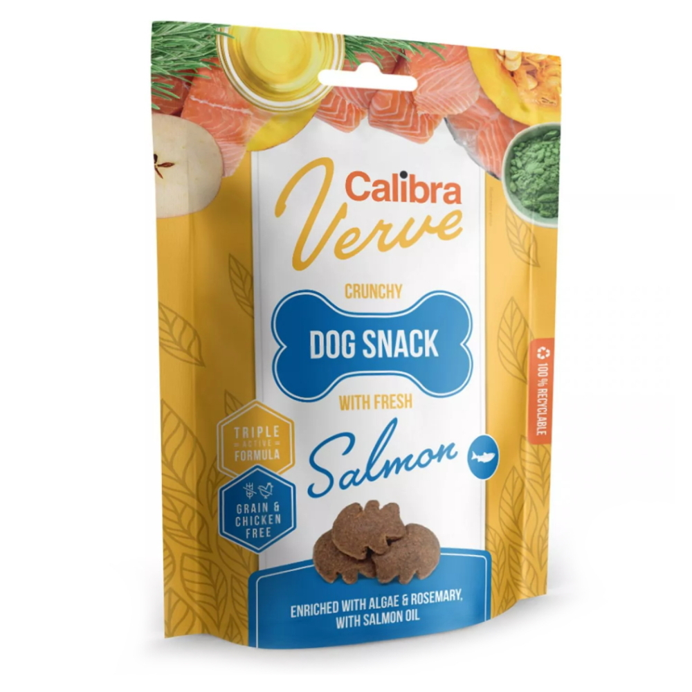 E-shop CALIBRA Verve Crunchy Snack Fresh Salmon pamlsek z lososa pro psy 150 g