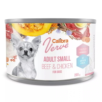 CALIBRA Verve adult small beef&chick konzerva pro malá plemena psů 200 g