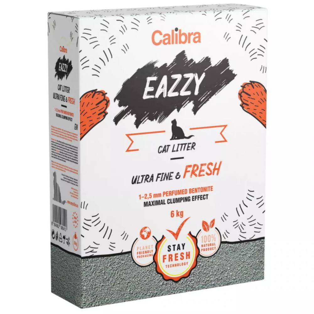 Levně CALIBRA Eazzy ultra fine & fresh podestýlka pro kočky 6 kg