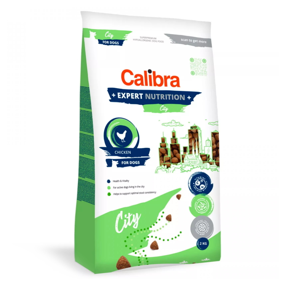 E-shop CALIBRA Expert Nutrition City granule pro psy 1 ks, Hmotnost balení: 2 kg