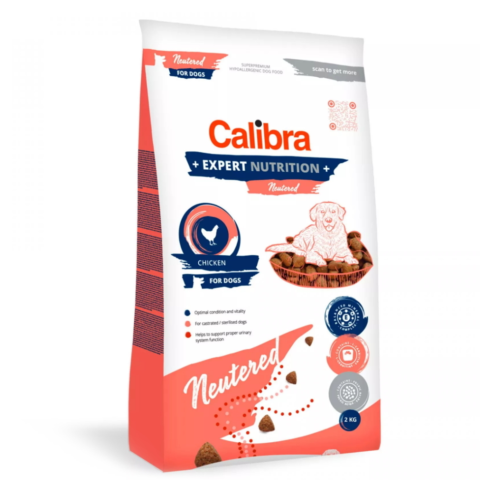 E-shop CALIBRA Expert Nutrition Neutered granule pro psy 1 ks, Hmotnost balení: 2 kg