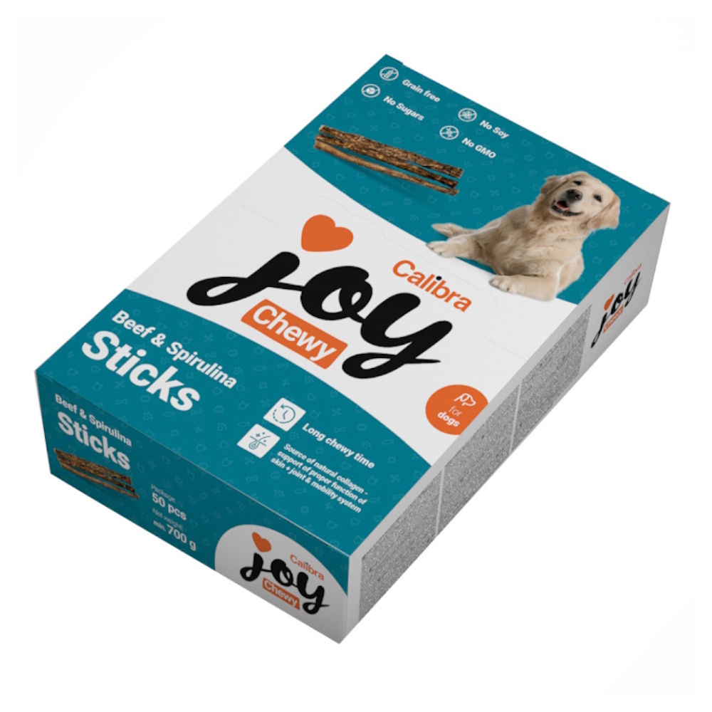 Levně CALIBRA Joy Dog Chewy Beef&Spirulina Sticks 700 g