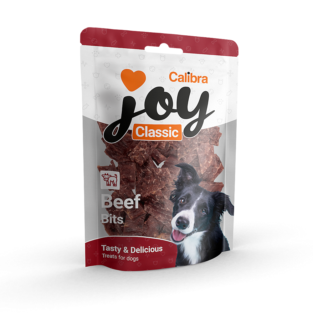 CALIBRA Joy dog classic beef bits hovězí kousky 80 g