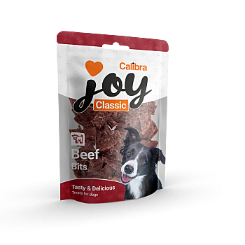 CALIBRA Joy dog classic beef bits hovězí kousky 250 g (Sušené maso pro psy)