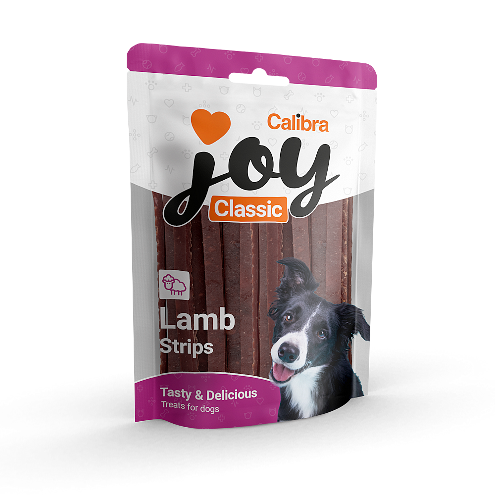 CALIBRA Joy dog classic lamb strips jehněčí plátky 500 g