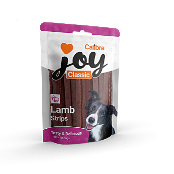 CALIBRA Joy dog classic lamb strips jehněčí plátky 80 g (Sušené maso pro psy)