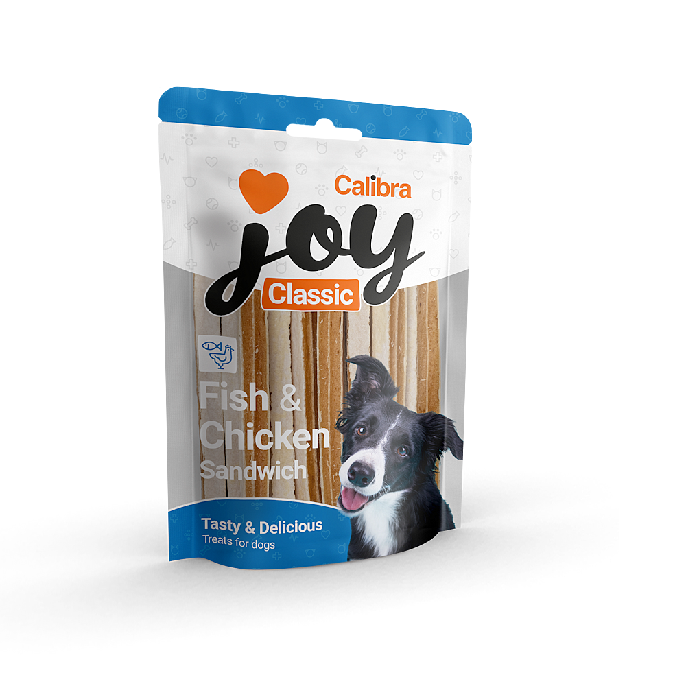 CALIBRA Joy dog classic sandwich kuřecí a rybí sendvič 500 g