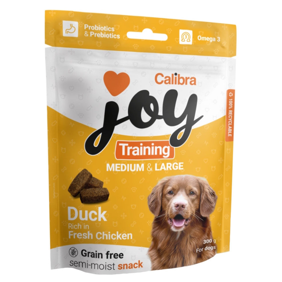 Levně CALIBRA Joy Training M&L Duck&Chicken pamlsky pro psy 300 g