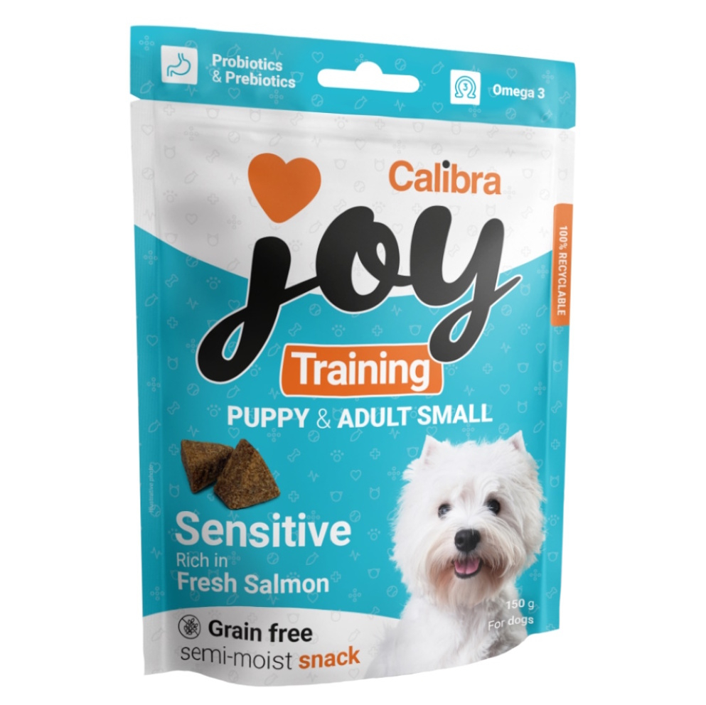 CALIBRA Joy Training Puppy&Adult S Salmon pamlsky pro psy 150 g