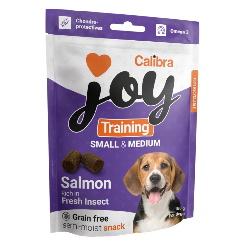 E-shop CALIBRA Joy Training S&M Salmon&Insect pamlsky pro psy 150 g