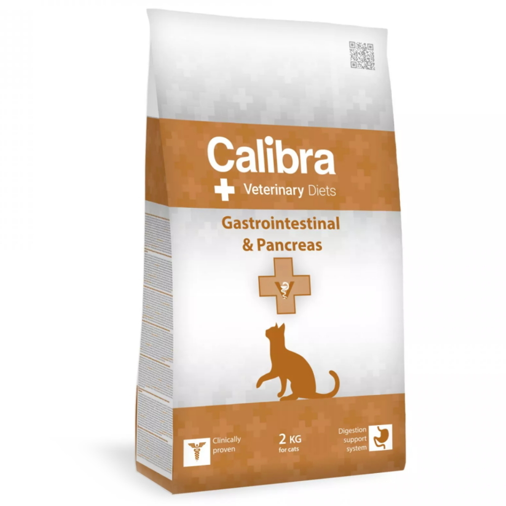 E-shop CALIBRA Veterinary Diets Gastrointestinal & Pancreas granule pro kočky, Hmotnost balení: 2 kg