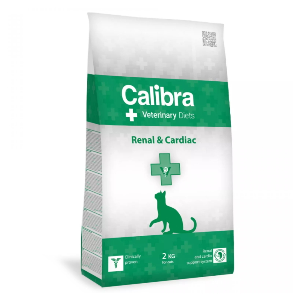 Levně CALIBRA Veterinary Diets Renal & Cardiac granule pro kočky, Hmotnost balení: 2 kg