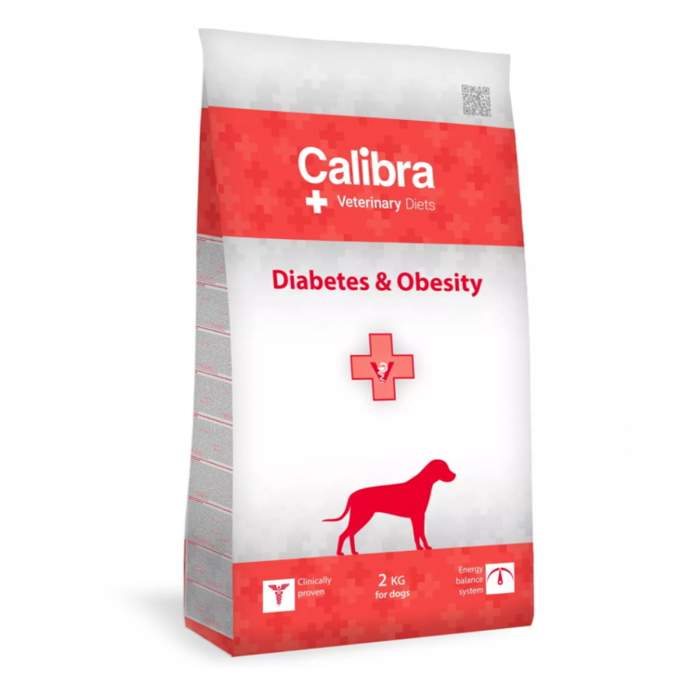 E-shop CALIBRA Veterinary Diets Diabetes & Obesity granule pro psy, Hmotnost balení: 2 kg