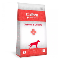 CALIBRA Veterinary Diets Diabetes & Obesity granule pro psy, Hmotnost balení: 2 kg