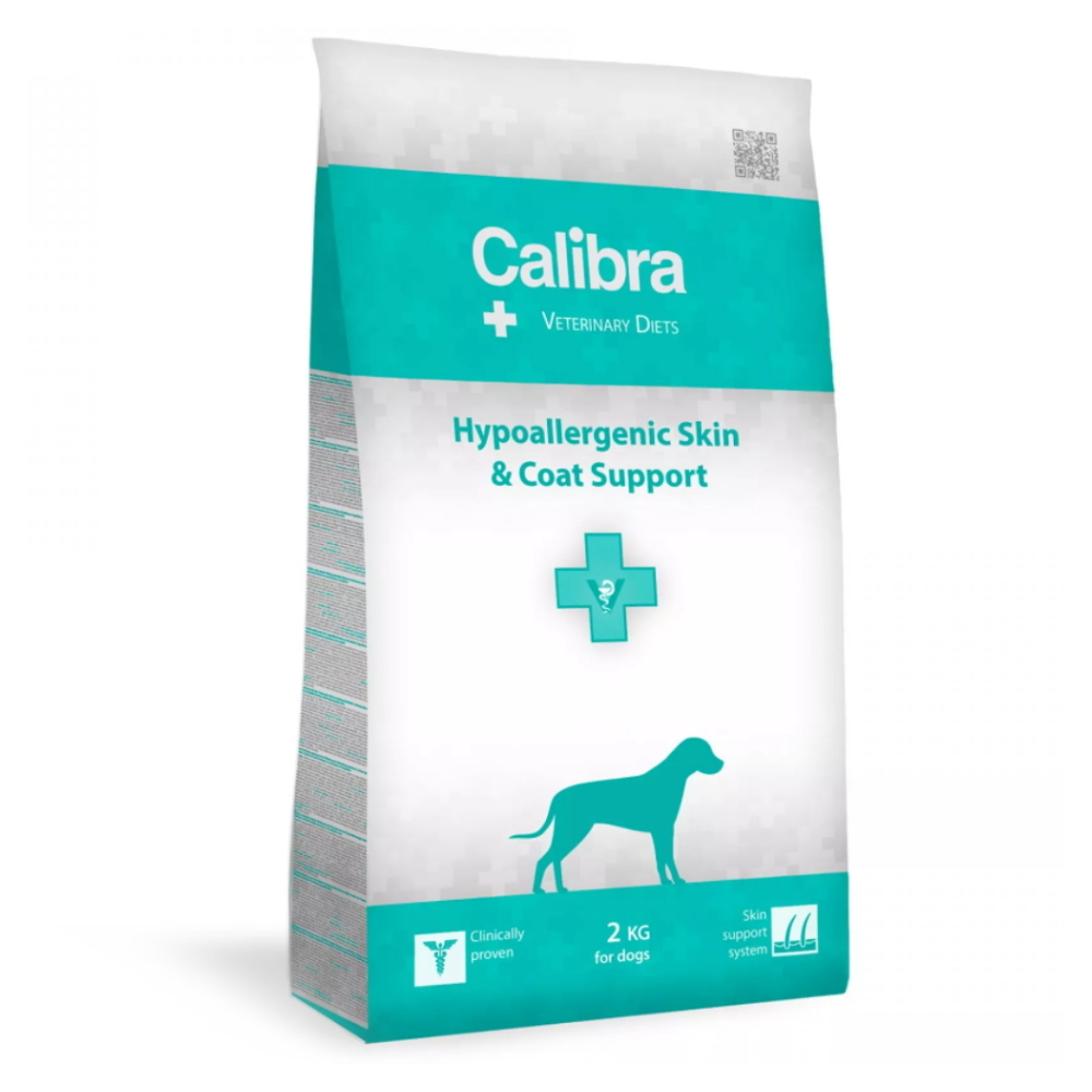 CALIBRA Veterinary Diets Hypoallergenic Skin & Coat Support granule pro psy, Hmotnost balení: 2 kg