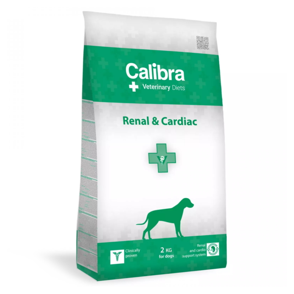 CALIBRA Veterinary Diets Renal & Cardiac granule pro psy, Hmotnost balení: 2 kg
