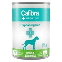 CALIBRA Vet. Diets Hypoallergenic konzerva pro psy Rabbit&Insect 400 g