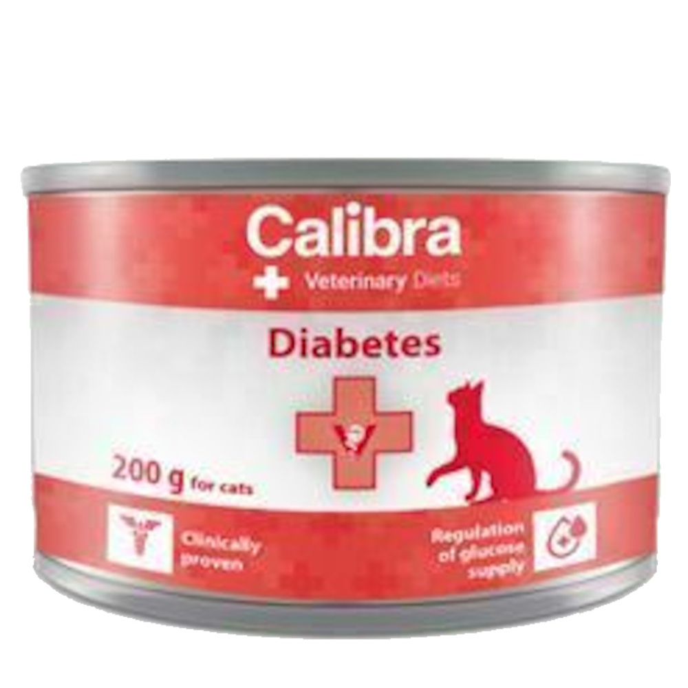 Levně CALIBRA Veterinary Diets Diabetes konzerva pro kočky 200 g
