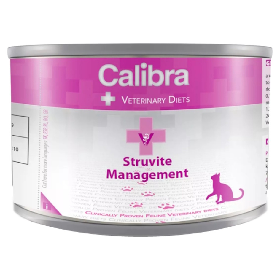 Levně CALIBRA Veterinary Diets Struvite konzerva pro kočky 200 g