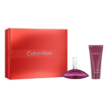 CALVIN KLEIN Euphoria Parfémovaná voda 50 ml + tělové mléko 100 ml (Kosmetické balíčky)