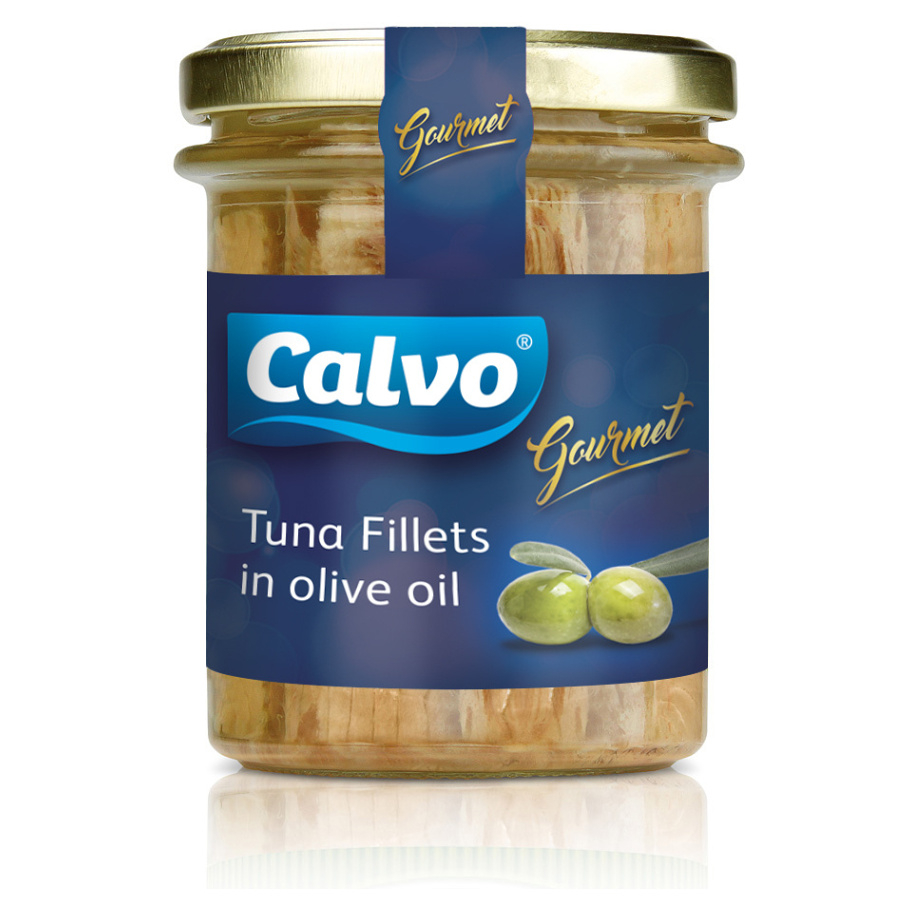 E-shop CALVO Filety z tuňáka v olivovém oleji 180 g