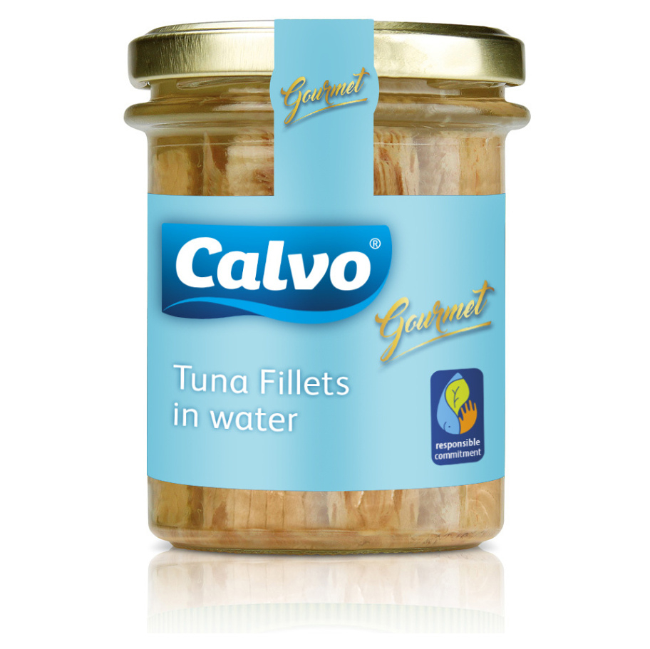 E-shop CALVO Filety z tuňáka ve vlastní šťávě 180 g