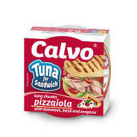 CALVO Sandwich pizzaiola tuňák s rajčaty bazalkou a oreganem 142 g