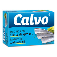CALVO Sardinky ve slunečnicovém oleji 120 g