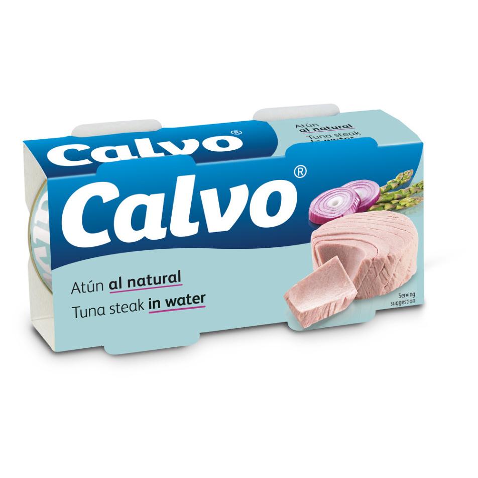 CALVO Tuňák ve vlastní šťávě 2 x 80 g