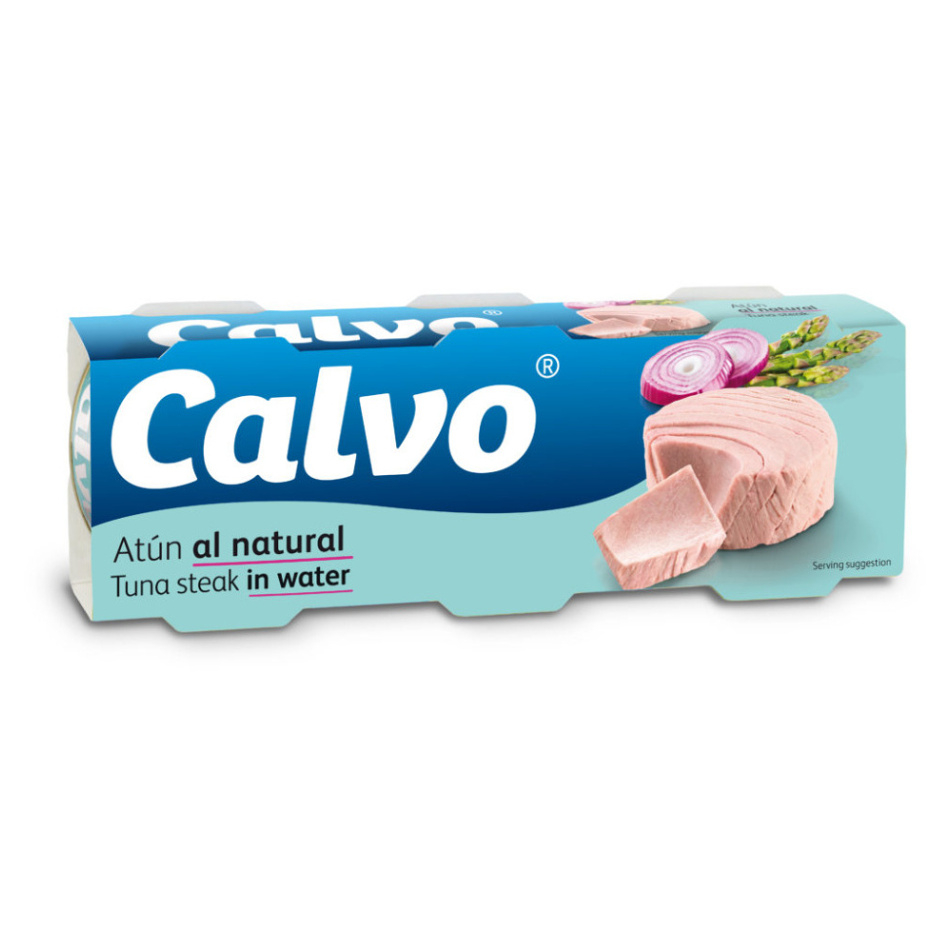 CALVO Tuňák ve vlastní šťávě 3 x 80 g