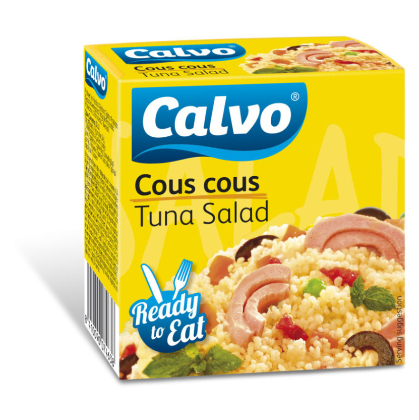 Levně CALVO Tuňákový salát s kuskusem 150 g